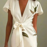 Noémi | Elegáns Virágos Wrap Ruha