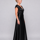 Gerda | Rövid ujj, estélyi átlapolás