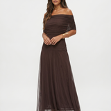 Karola | Elegáns off-shoulder maxi ruha