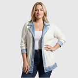 Olivia | Denim mix könnyű kabát