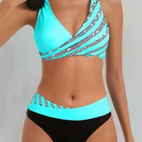 Mona - Nyomott Bikini Meleg Színekben